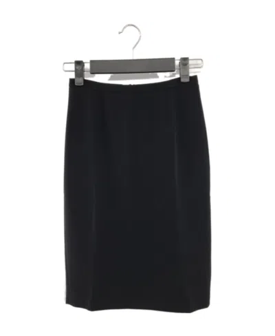 Max Mara Emblem Skirt In Black