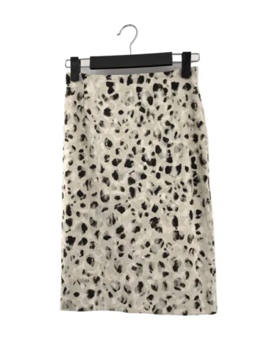 Max Mara Emblem Skirt In Nude