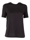Max Mara Embossed Gattoni T-shirt In Black