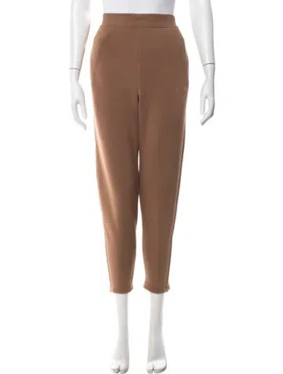 Pre-owned Max Mara Embroidered Accent Sweatpants In Brown