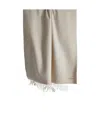 Max Mara Embroidered Cashmere Shawl In Nude