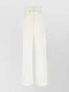 Max Mara Embroidered Cotton Silk Pants