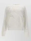 Max Mara Open-knit Cotton Sweater