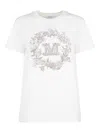 MAX MARA EMBROIDERED M MONOGRAM T-SHIRT