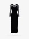 Max Mara Caracas Embroidered Mesh Dress With Crystal