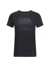 Max Mara Embroidered Monogram T-shirt In Black