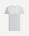 Max Mara Embroidered Monogram T-shirt In White