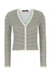 Max Mara Embroidered Silk Blend Trieste Cardigan In Riga