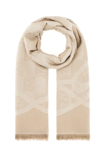 MAX MARA EMBROIDERED SILK SCARF