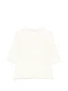 Max Mara Embroidered T-shirt In Neutral
