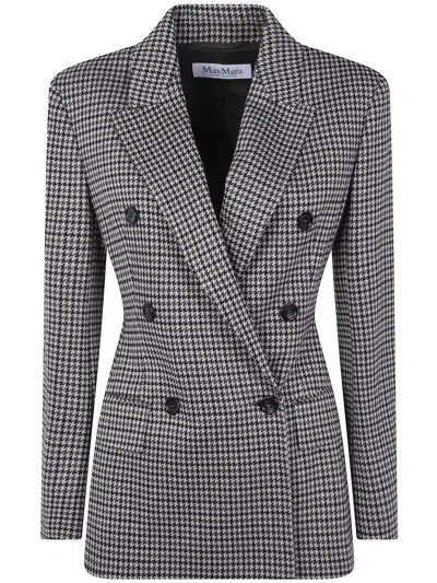 MAX MARA MAX MARA EMBROIDERED VISCOSE BLEND BLAZER