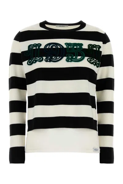Max Mara Embroidered Wool Viterbo Sweater