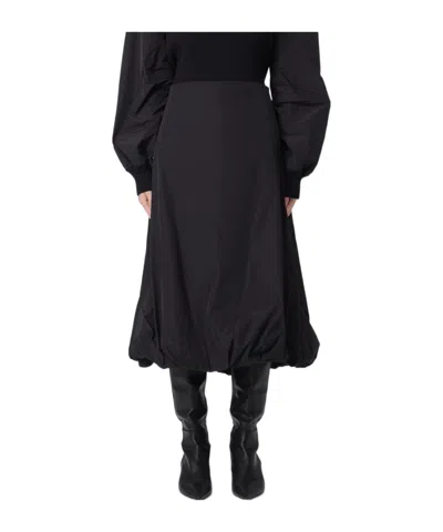 Max Mara Emery Midi Skirt In Black