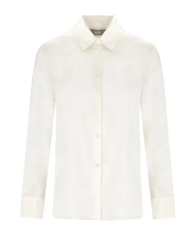 Max Mara Emiro Button-up Shirt In White