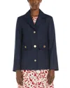 Max Mara Emiro Single Breasted Jacket In Navy