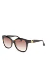 Max Mara Emme Butterfly Sunglasses, 56mm In Havana/brown