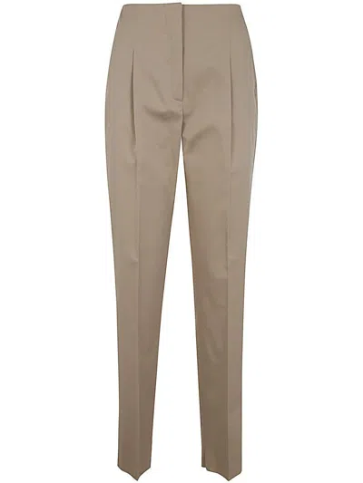 Max Mara Empoli Straight Leg Trouser In Brown