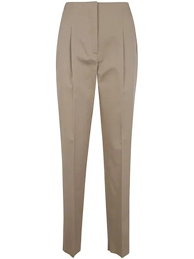 Max Mara Empoli Straight Leg Trouser Clothing In Brown