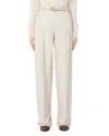 Max Mara Entrata Belted Pants In White