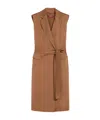 Max Mara Envers Satin Sleeveless Jacket