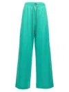 Max Mara Wide Leg Relaxed Fit Trousers In Blue