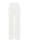 Max Mara Garibo Linen Trousers In Bianco