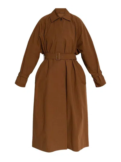 MAX MARA VESTIDO MIDI - MARRÓN
