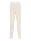 Max Mara Belt-loop Casual Pants In White