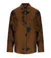 Max Mara Pattern-printed Long-sleeved Shirt In Brown
