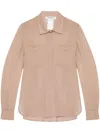 Max Mara Ercole Silk Shirt In Neutrals