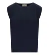 Max Mara Ere Blue Top In Blue