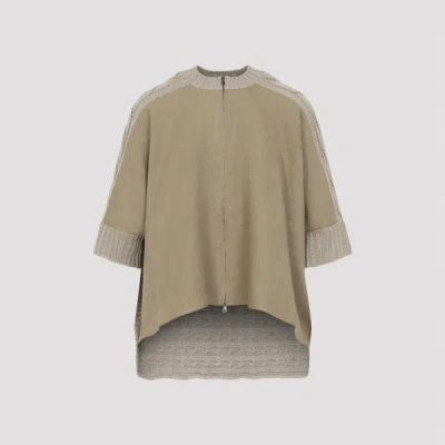 Max Mara Eresia Linen Cable Knit Short Cardigan In Neutral