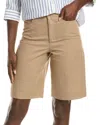 Max Mara Eric Linen-blend Short In Metallic