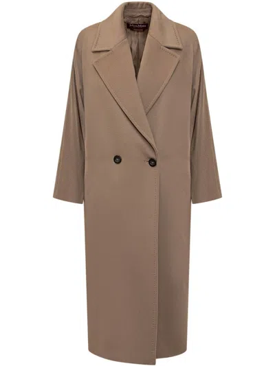 Max Mara Erice Coat In Braun