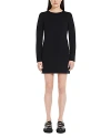 Max Mara Black Bartolo Minidress In Ultramarin