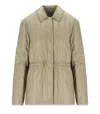 Max Mara Eritrea Beige Padded Jacket In Neutral