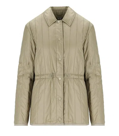 Max Mara Eritrea Beige Padded Jacket In Neutral