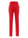 Max Mara Ermes Jersey Trouser In Red