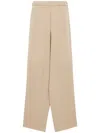 Max Mara Ernesta Beige Wide Pants In Beige