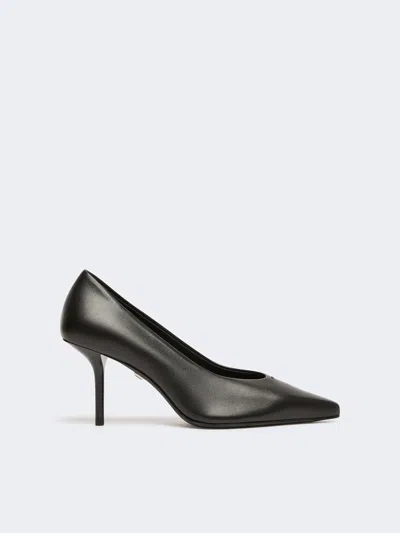 Max Mara Escarpins En Nappa In Black