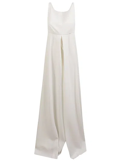 Max Mara Eschilo Dress In Bianco