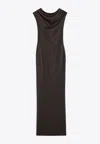 Max Mara Eschimo Lurex Yarn Maxi Dress