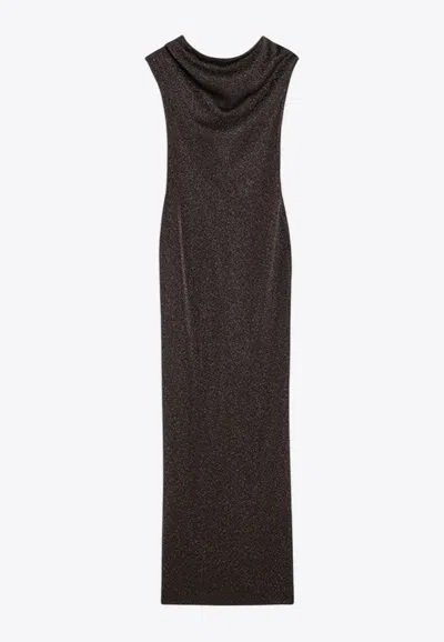 Max Mara Eschimo Lurex Yarn Maxi Dress