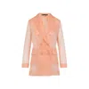 Max Mara Double-breasted Silk Jacket