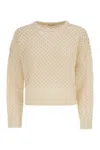 Max Mara Essen - Cashmere And Silk Knitwear In Neutral