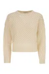 Max Mara Essen - Cashmere And Silk Knitwear In Neutral