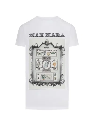 Max Mara Essential Cotton Jersey T-shirt For Women In Animal Print