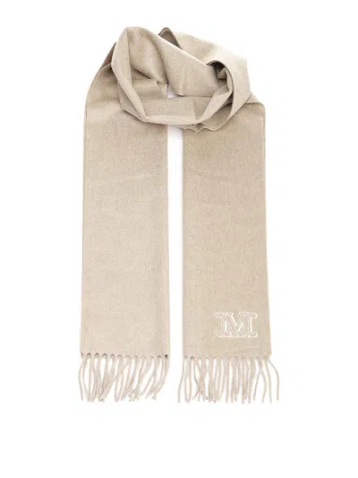 Max Mara Cashmere Stole In Gray