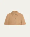 Max Mara Estroso Virgin Wool Cape In Nude