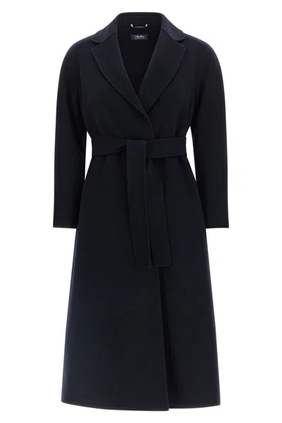 Max Mara 'esturia' Coat In Blue